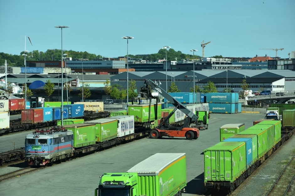 Godsterminal på Brattøra i Trondheim